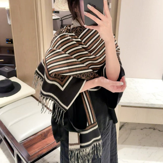 F74  Women's wool blend scarf shawl