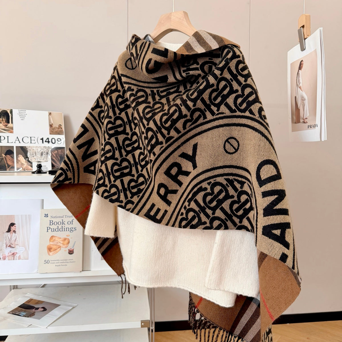 F7 Women's Winter Fashion High Quality Wool Scarf 65*200cm
