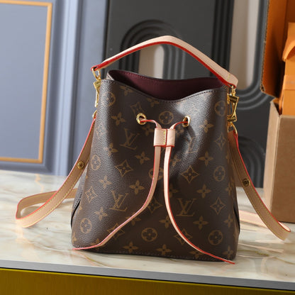 WM15 Women's fashion bucket bag leather bag  20*20*13CM