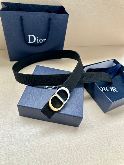 BE9 Real Leather Belt 3.2CM with packing