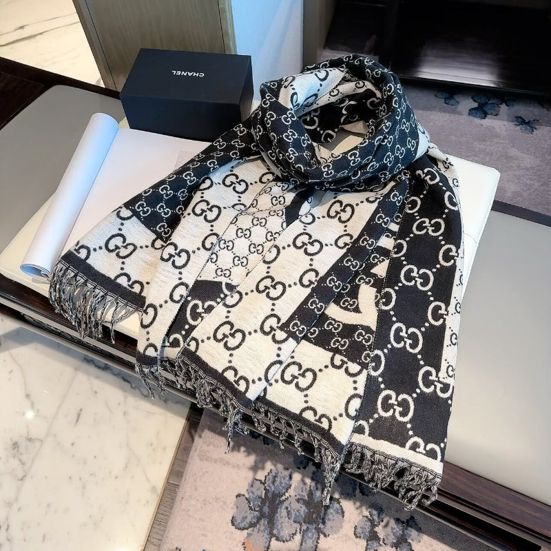 F49 Women Wool Blend Scarf Wrap