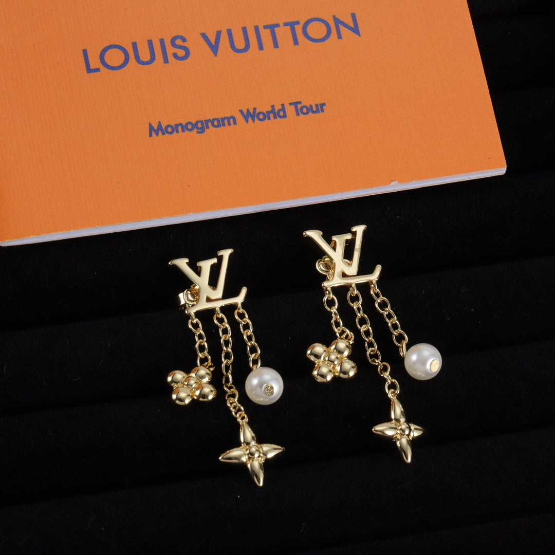 E40 Women gold-plated fashion earrings high-quality jewelry