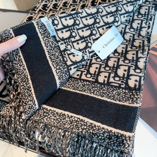 F75  Women's wool blend scarf shawl
