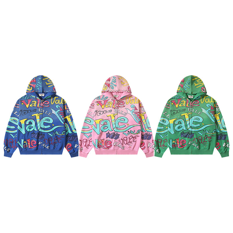 C42 Men's and women's zipper hoodies outerwear clothes