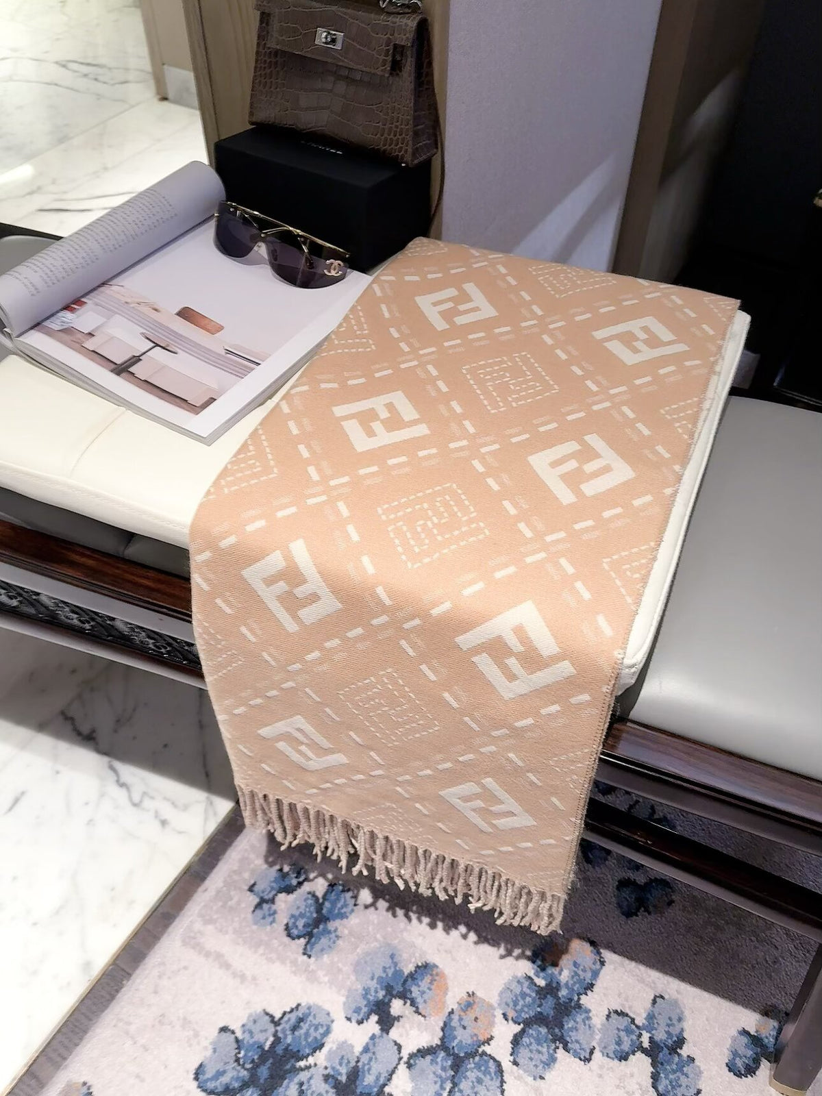 F50 Women Wool Blend Scarf Wrap