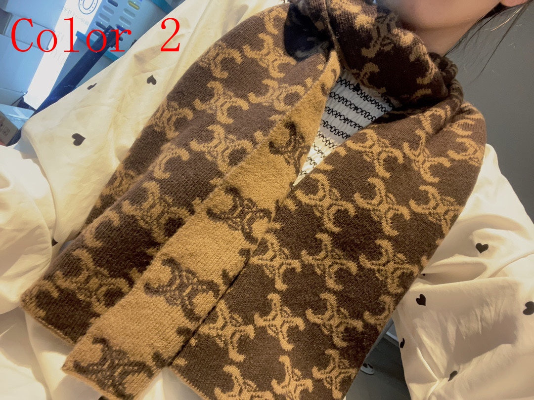 F13 Women's Winter Fashion High Quality Wool Scarf 30*180cm