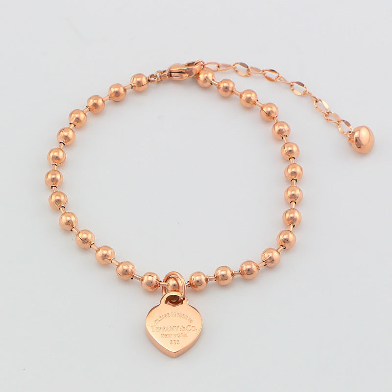 TB3 Classic 316L Titanium Steel Bracelet Fashion Gold Plated Jewelry