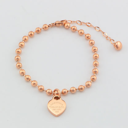 TB3 Classic 316L Titanium Steel Bracelet Fashion Gold Plated Jewelry