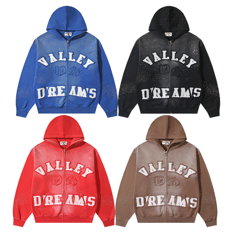 C41 Men's and women's zipper hoodies outerwear clothes