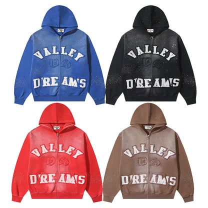 C41 Men's and women's zipper hoodies outerwear clothes