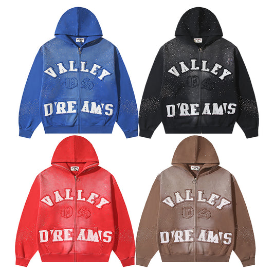 C41 Men's and women's zipper hoodies outerwear clothes