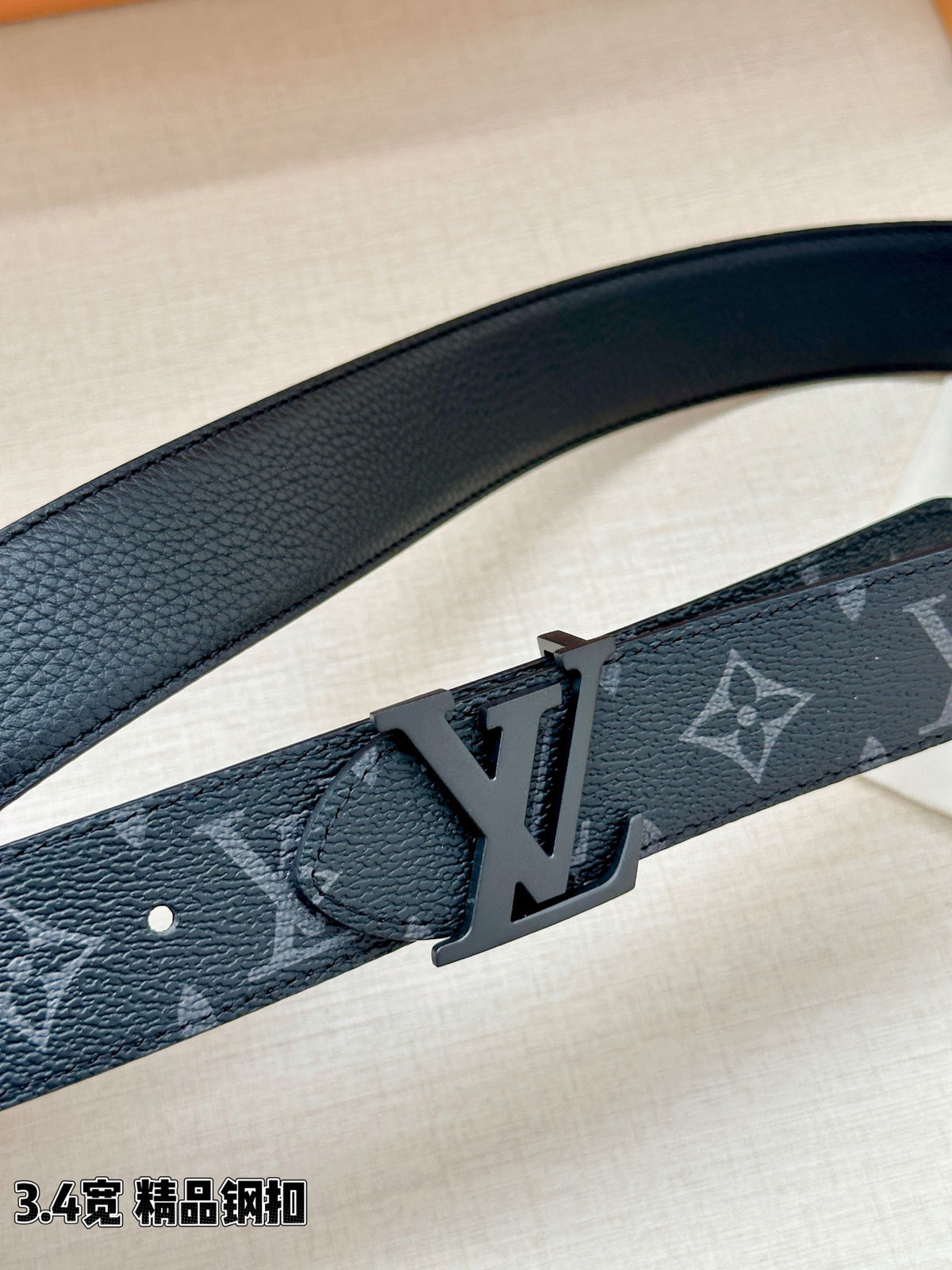 BE10 Real Leather Belt 3.4CM with packing