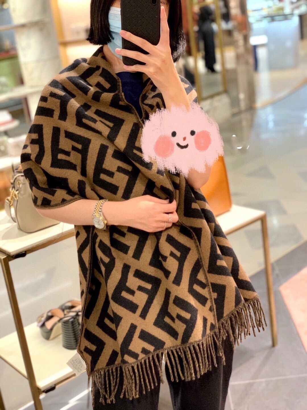 F25 Women's Winter Fashion Wool Scarf