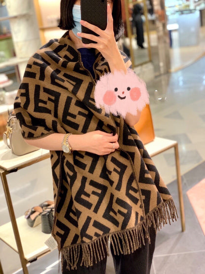 F25 Women's Winter Fashion Wool Scarf