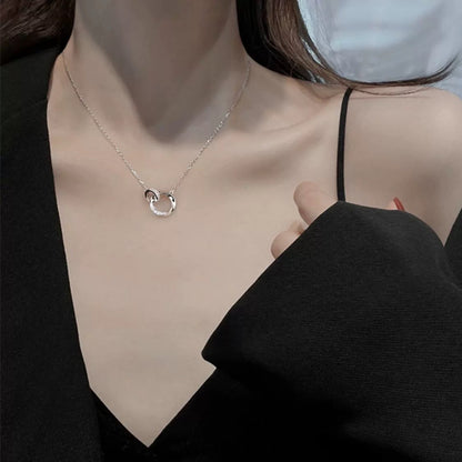 Women's necklace s925 silver high-end fashion collarbone chain jewelry