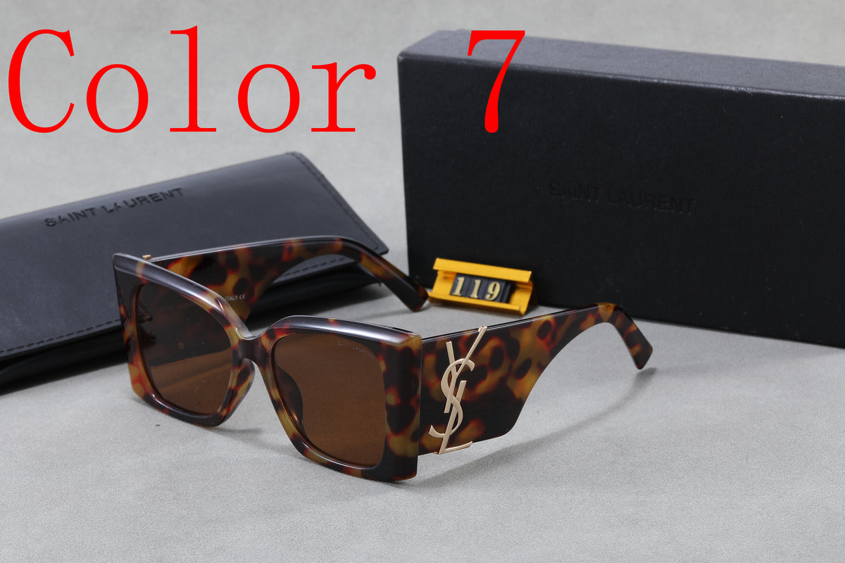 119 Fashion men's and women's sunglasses with box