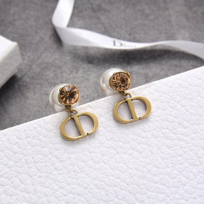 DIE5 Women gold-plated fashion earrings high-quality jewelry