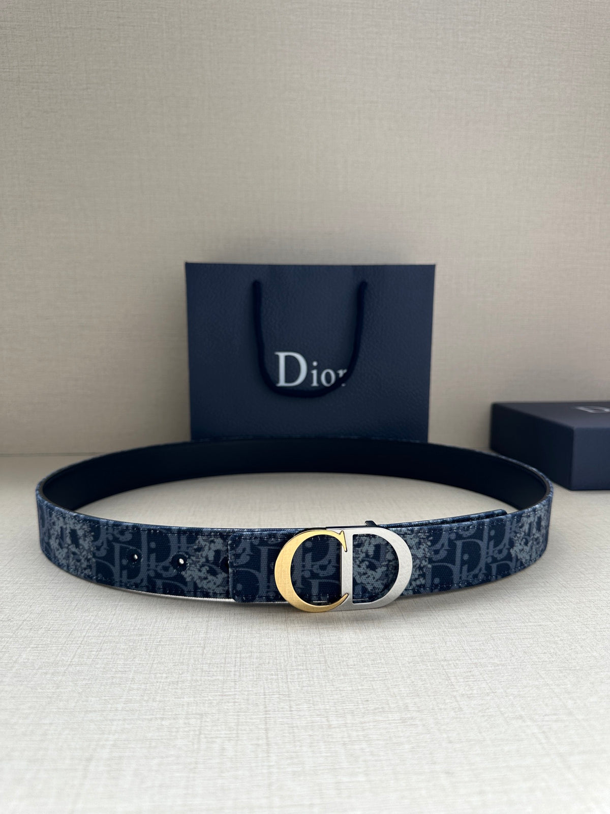BE9 Real Leather Belt 3.2CM with packing