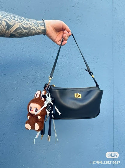 MS83 Women's handbag leather bag 22*4*13cm