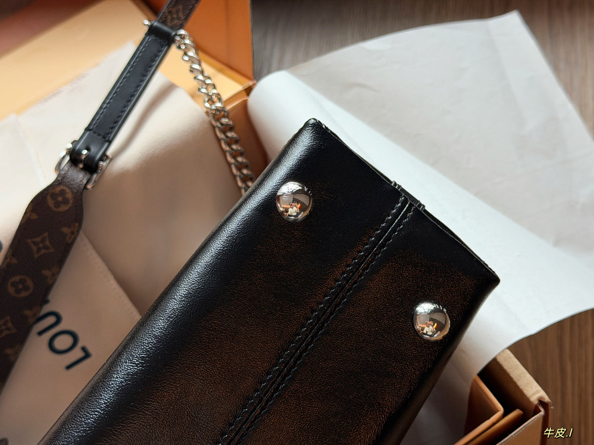MS2 Women's handbag leather bag 26*17cm