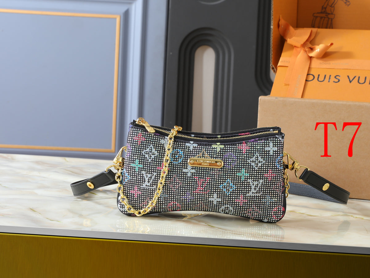 WM8 New women's casual bag  24.5*13.5*6.5CM