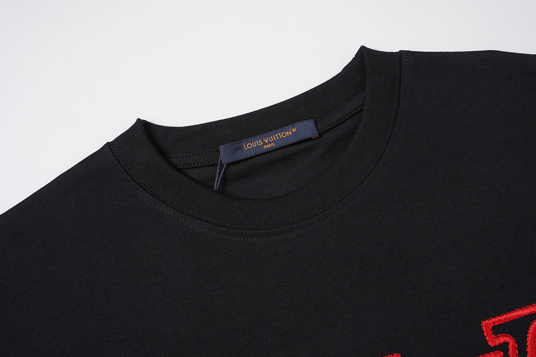LC1   Unisex Heavyweight Cotton Embroidered Long Sleeve T-Shirt clothes