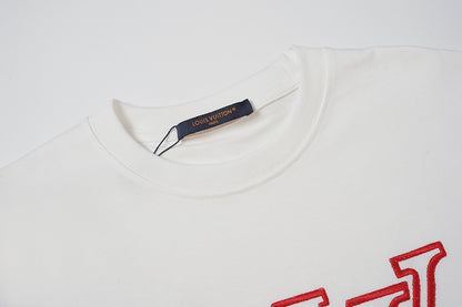 LC1   Unisex Heavyweight Cotton Embroidered Long Sleeve T-Shirt clothes