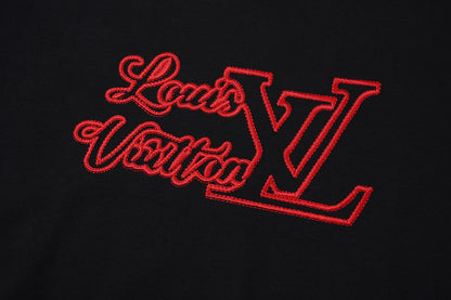 LC1   Unisex Heavyweight Cotton Embroidered Long Sleeve T-Shirt clothes