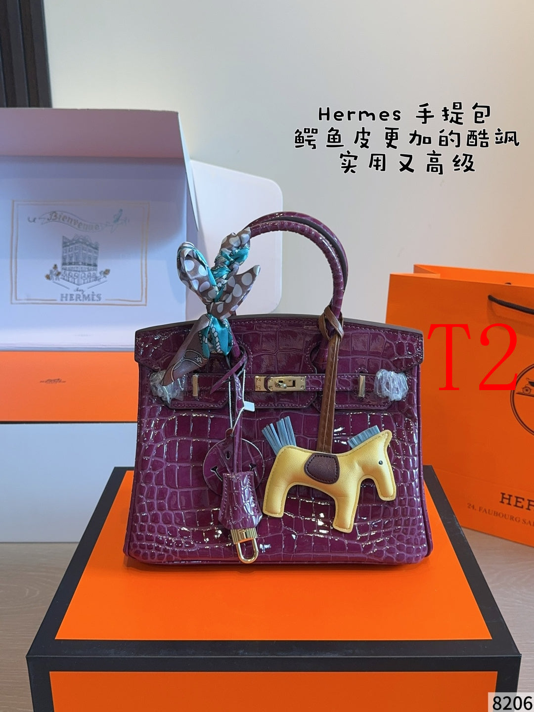 MN86 Classic leather bag women's handbag 25*14*19cm