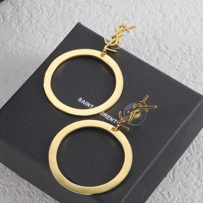 E49 Women gold-plated fashion earrings high-quality jewelry