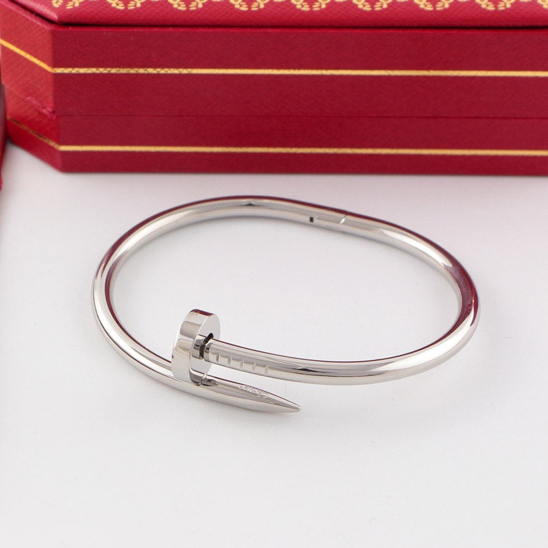 B36 Classic Men Women 18K Gold‑Plated Bangle Stainless Steel Fashion Jewelry