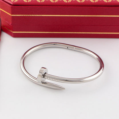B36 Classic Men Women 18K Gold‑Plated Bangle Stainless Steel Fashion Jewelry