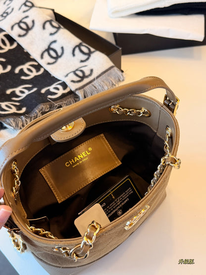 MS84 Classic Bucket Bag Women's Handbag 22*12cm