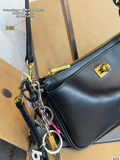MS83 Women's handbag leather bag 22*4*13cm