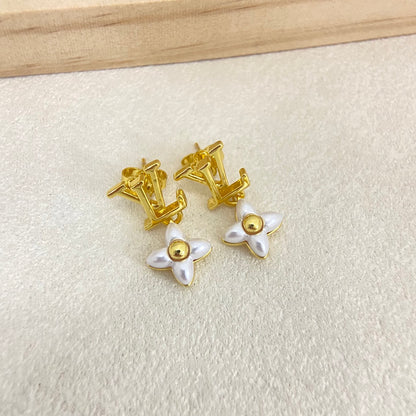 E4 Women gold-plated fashion earrings high-quality jewelry