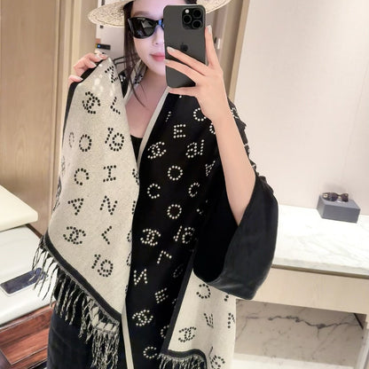 F44 Women Wool Blend Scarf Wrap