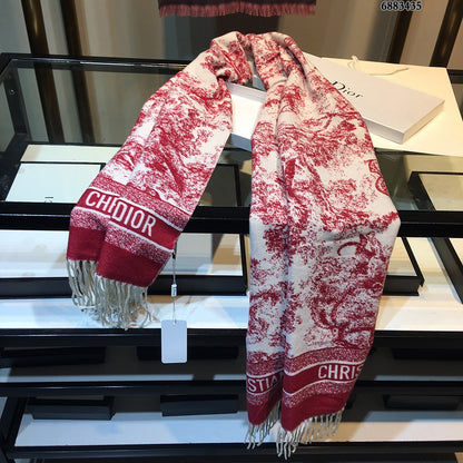 F45 Women Wool Blend Scarf Wrap