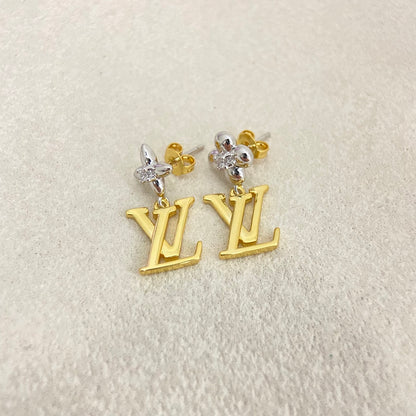 E3 Women gold-plated fashion earrings high-quality jewelry