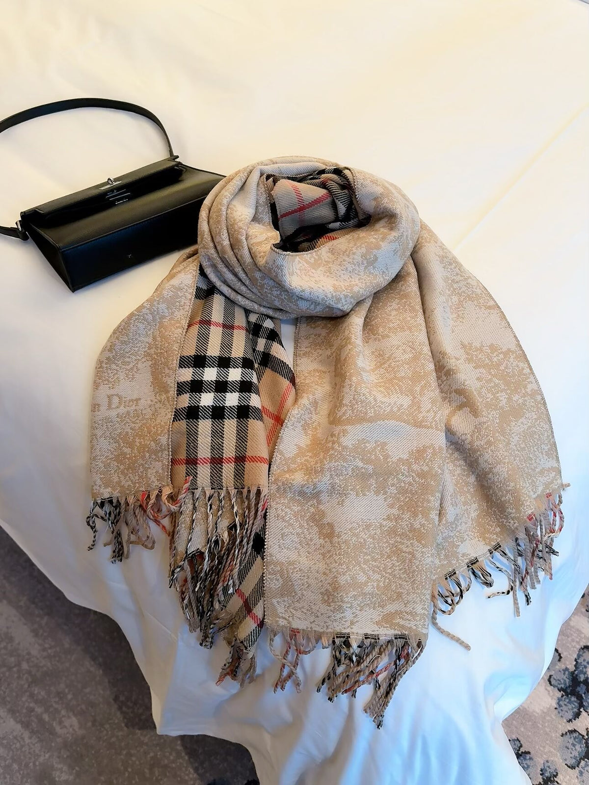 F3 Women's Winter Fashion High Quality Wool Scarf 180X60cm