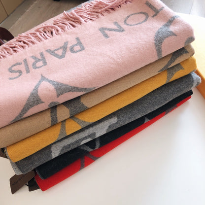 F43 Women Wool Blend Scarf Wrap 180*65CM