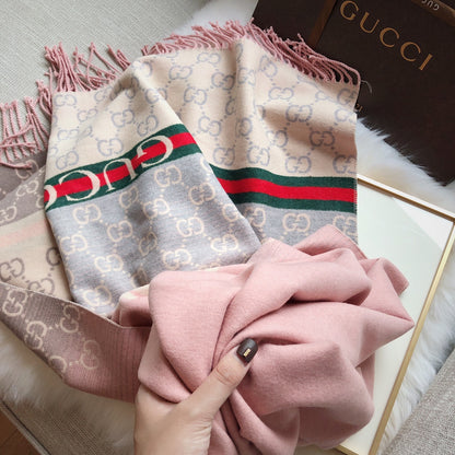 F61 Women's wool blend scarf shawl 180*65CM