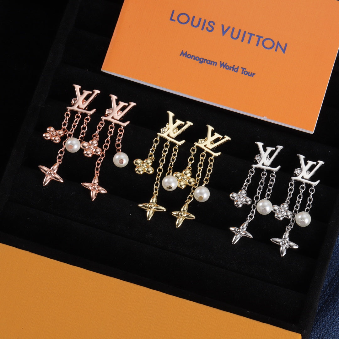 E40 Women gold-plated fashion earrings high-quality jewelry
