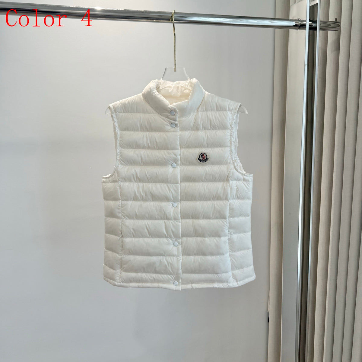C19 Women's Classic Slim Fit Short Lightweight Stand Collar Down Vest