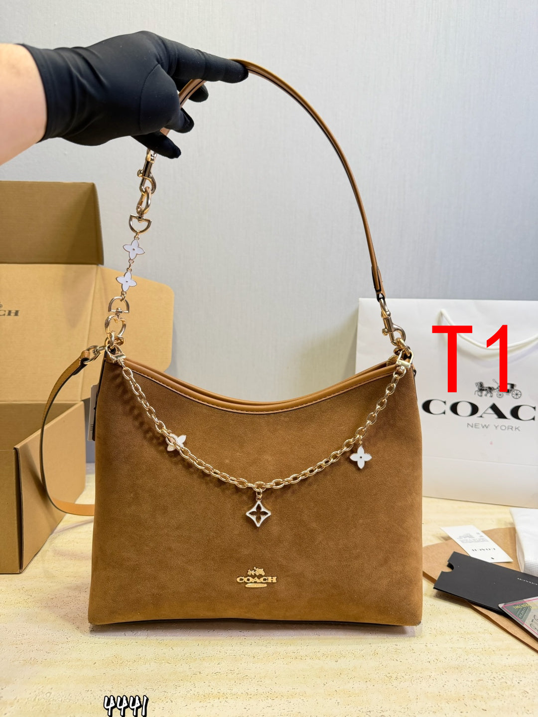MS50 Women's handbag leather bag 30*34CM