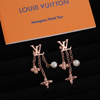 E40 Women gold-plated fashion earrings high-quality jewelry