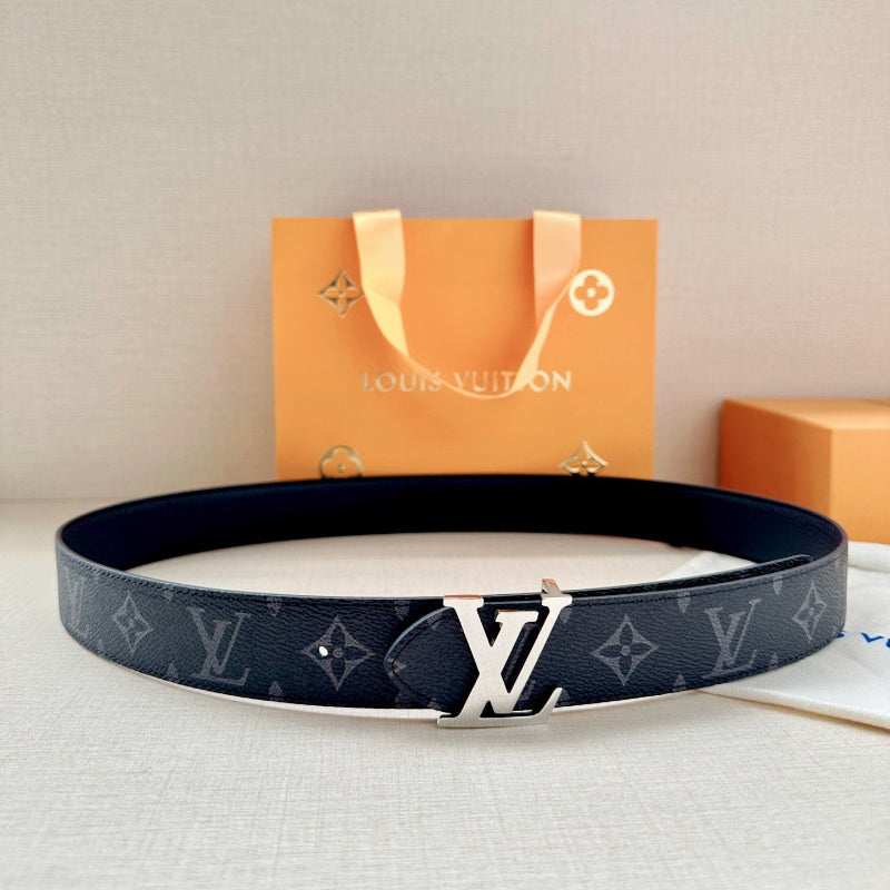 BE10 Real Leather Belt 3.4CM with packing