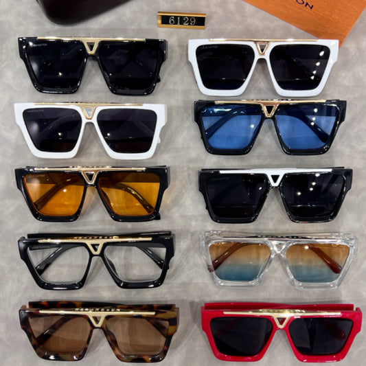 6129 Fashion men's and women's sunglasses with box