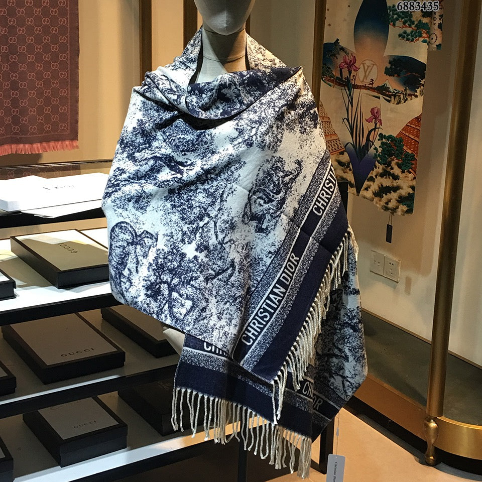 F45 Women Wool Blend Scarf Wrap