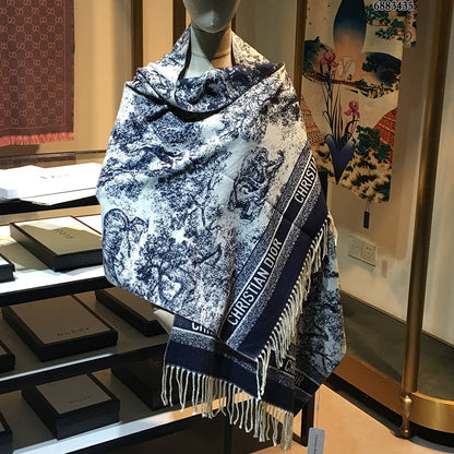 F45 Women Wool Blend Scarf Wrap