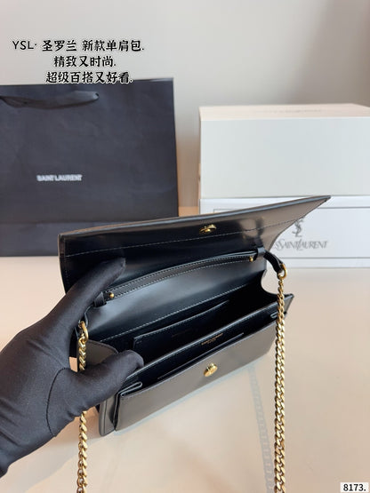 MN40 Women's bag diagonal cross bag with box 22*5*12cm